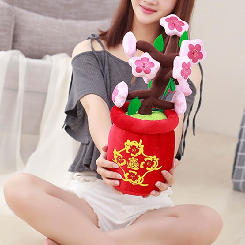 Đồ chơi nhồi bông Hình Hoa Đào / Kumquat / Đào Sáng Tạo