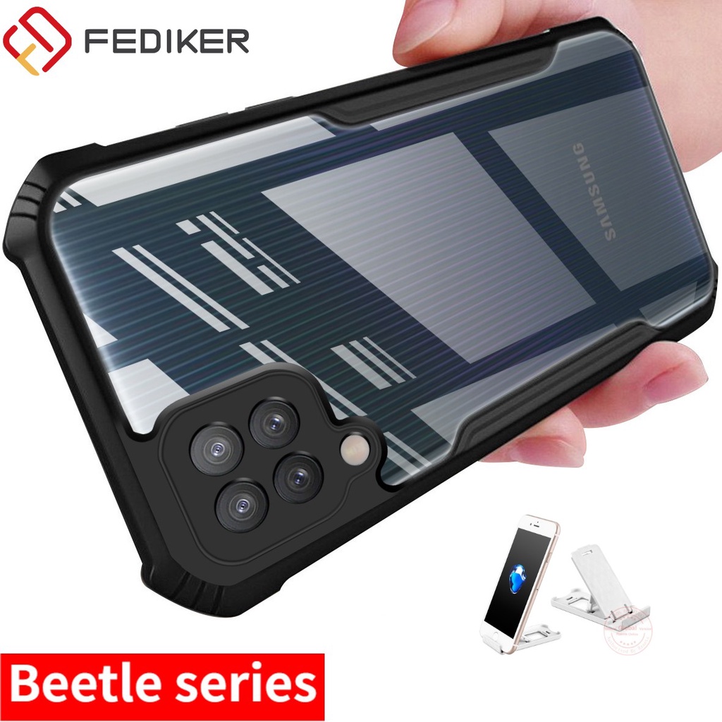 FEDIKER Ốp Điện Thoại Mềm Trong Suốt Có Túi Khí Chống Sốc 【 Beetle series】Cho ốp lưng Samsung Galaxy M32/A52/A72/A71/A51/A50/A32/A31/A50S/A30S/A21S/4G/5G