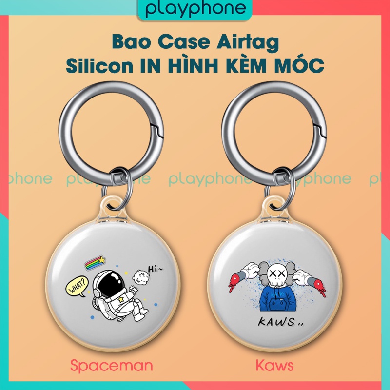 Vỏ bao Airtag phụ kiện Airtags hình mẫu Spaceman Playphone 210626