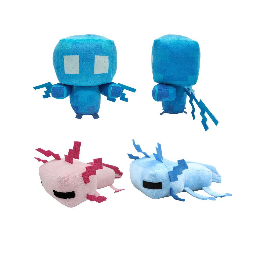 Đồ chơi nhồi bông Axolotl cỡ 24cm/9.4in làm quà tặng cho trẻ nhỏ