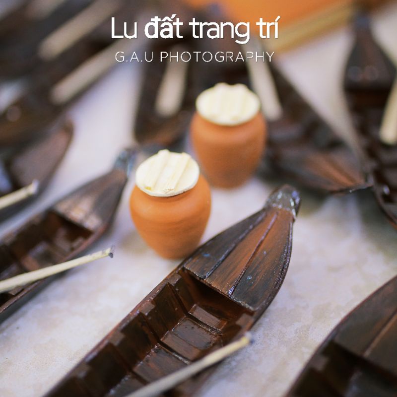 Lu đất trang trí cưng xỉu | phụ kiện hòn non bộ | để bàn trang trí