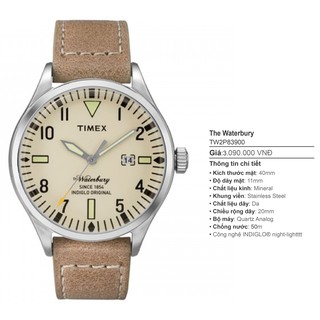 Đồng hồ nam Timex Waterbury TW2P83900 dây da