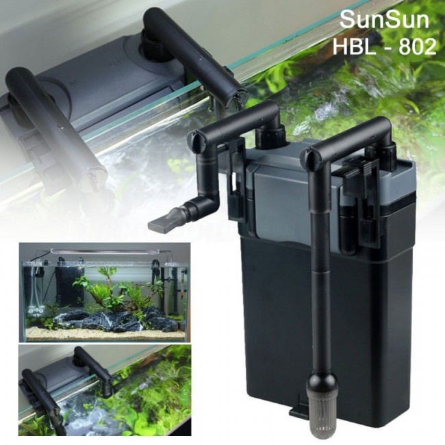 Lọc treo HBL-801, HBL-802, HBL-803 SUNSUN Dành cho bể cá từ 20-80cm, Hàng Chất Lượng