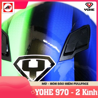 Mũ bảo hiểm fullface Yohe 970 - 2 Kính