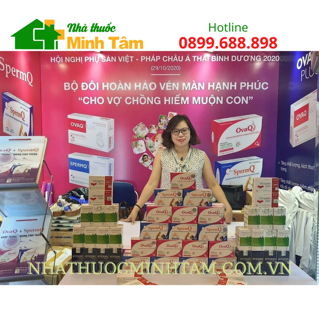 SpermQ - Hộp 30 viên và 60 viên [CHÍNH HÃNG] dành cho nam giới