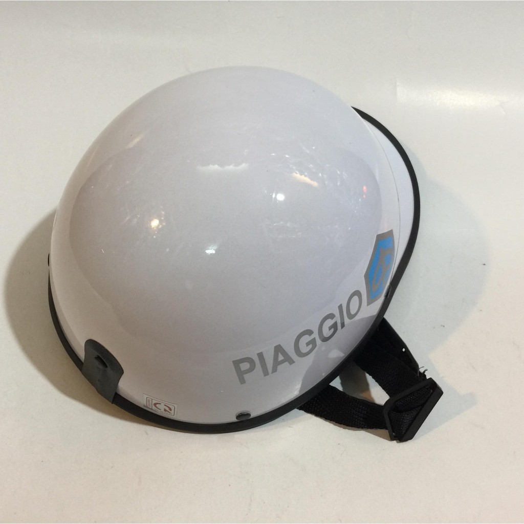 MŨ BẢO HIỂM KIỂU NÓN KẾT PIAGGIO SIÊU NHẸ-HÌNH THẬT