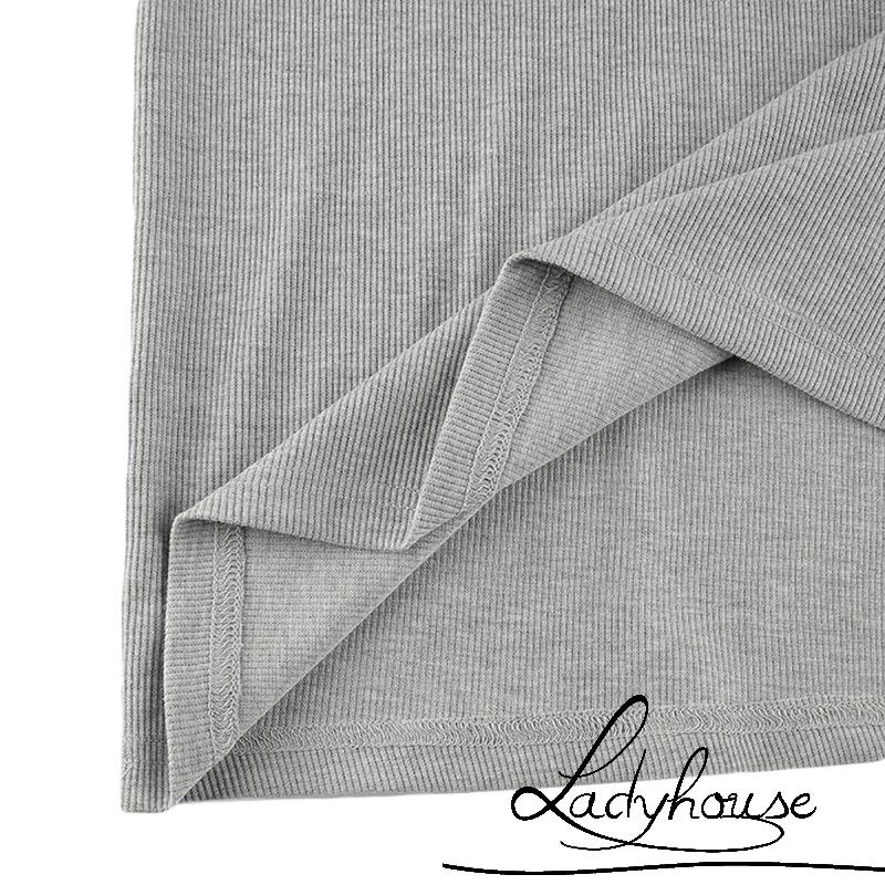 Áo Thun Raglan Tay Dài Cổ Tròn Màu Sắc Tương Phản Thời Trang Cho Nữ