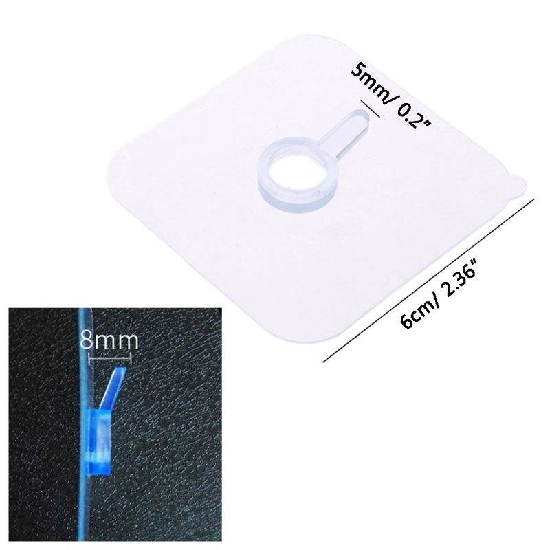 Bộ 2 Giá Đỡ Móc Treo Đồ Dán Tường Tự Dính Chắc Chắn