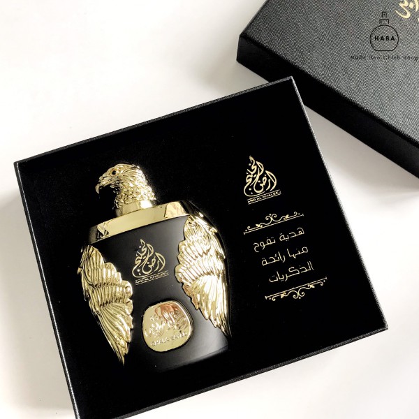 Tinh Dầu Nước Hoa Dubai Ghala Zayed Luxury Đại Bàng Gold Dạng Xịt 100ml Mùi Nam Tính, Trầm Ấm - Tông Khói, Dứa Nướng