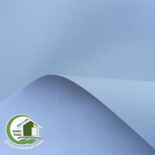 Vải bố PVC màu xám khói, xám nhạt - vải may balo túi xách [ 1m x khổ 1,55m ]