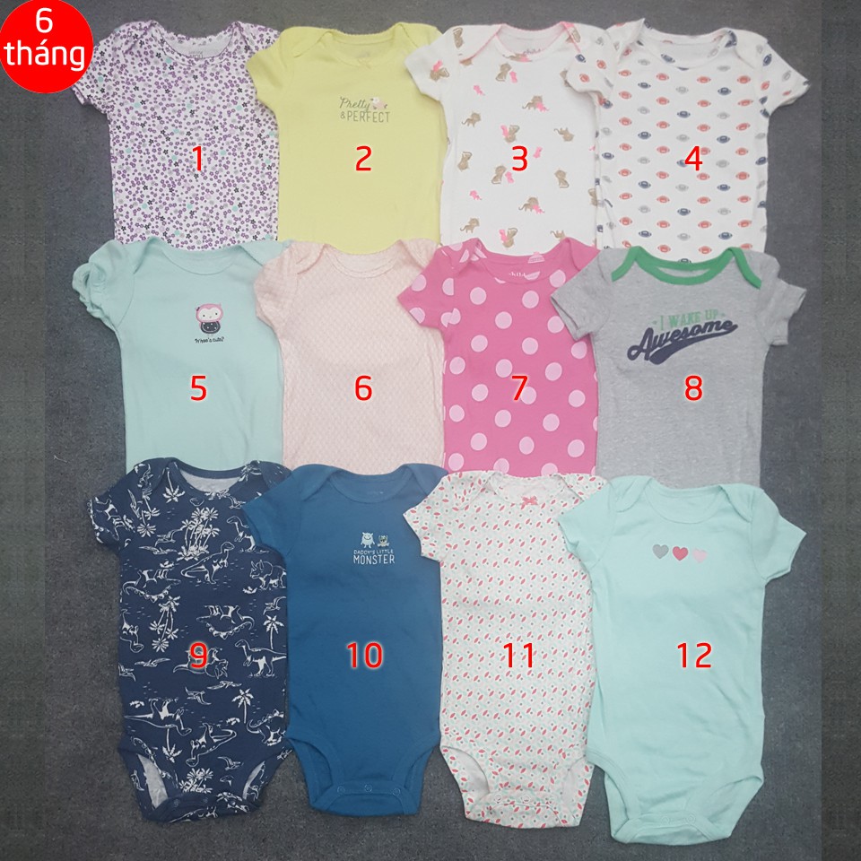 Body cộc tay cho bé trai và bé gái từ 0-24 tháng | BigBuy360 - bigbuy360.vn