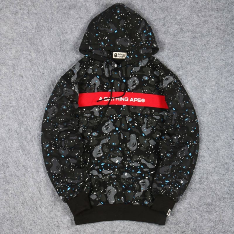 Bape Áo Khoác Hoodie In Hình Galaxy Bathing Aape Độc Đáo Cá Tính