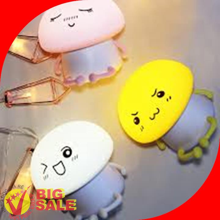 [SALE DEAL] ĐÈN NGỦ HÌNH NẤM KUTE SILICON CẢM ỨNG [NQ4]