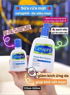 Sữa rửa mặt Cetaphil cleanser 591ml
