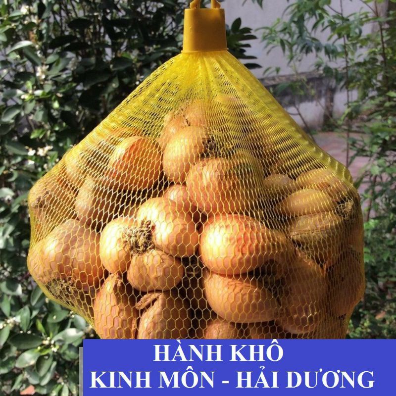 HÀNH KHÔ KINH MÔN HẢI DƯƠNG 1KG TÚI LƯỚI, HÀNH TO NGON