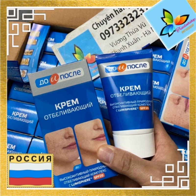 Kem nám tàn nhang xanh Kpem Nga 100ml date 11/24