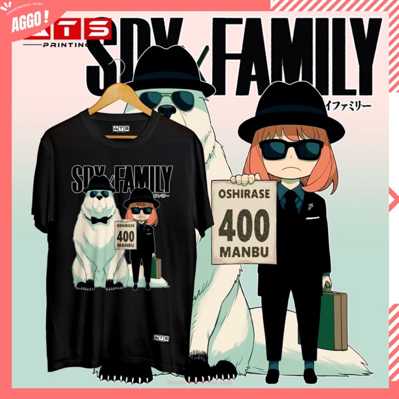 Áo thun Anime Spy X Family Anya Loid Forger Yor Forger Unisex Manga Anime độc đẹp cực HOT giá rẻ