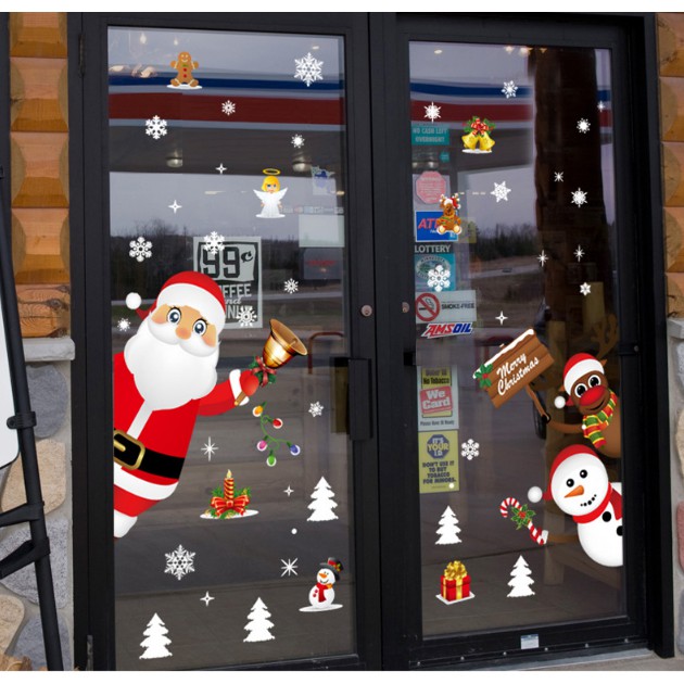 Decal dán tường Noel - Noel Chào 01