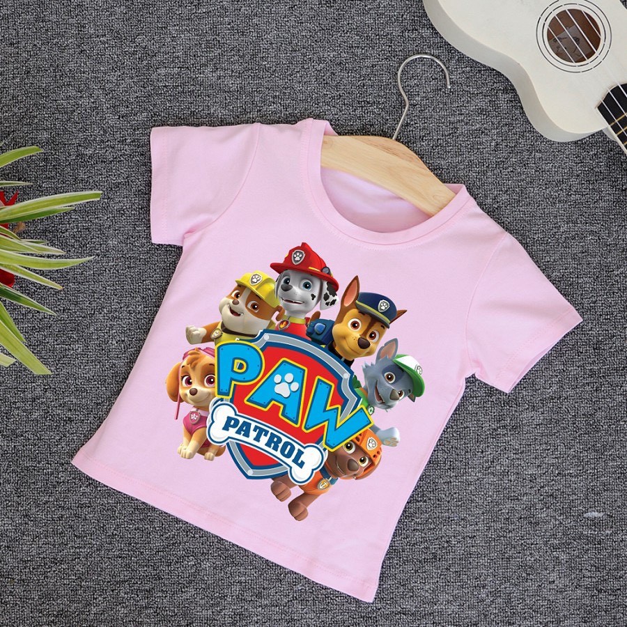 Áo thun đội chó cứu hộ trẻ em | Áo Paw Patrol cho bé trai bé gái đẹp PA13 | Áo Chất Store