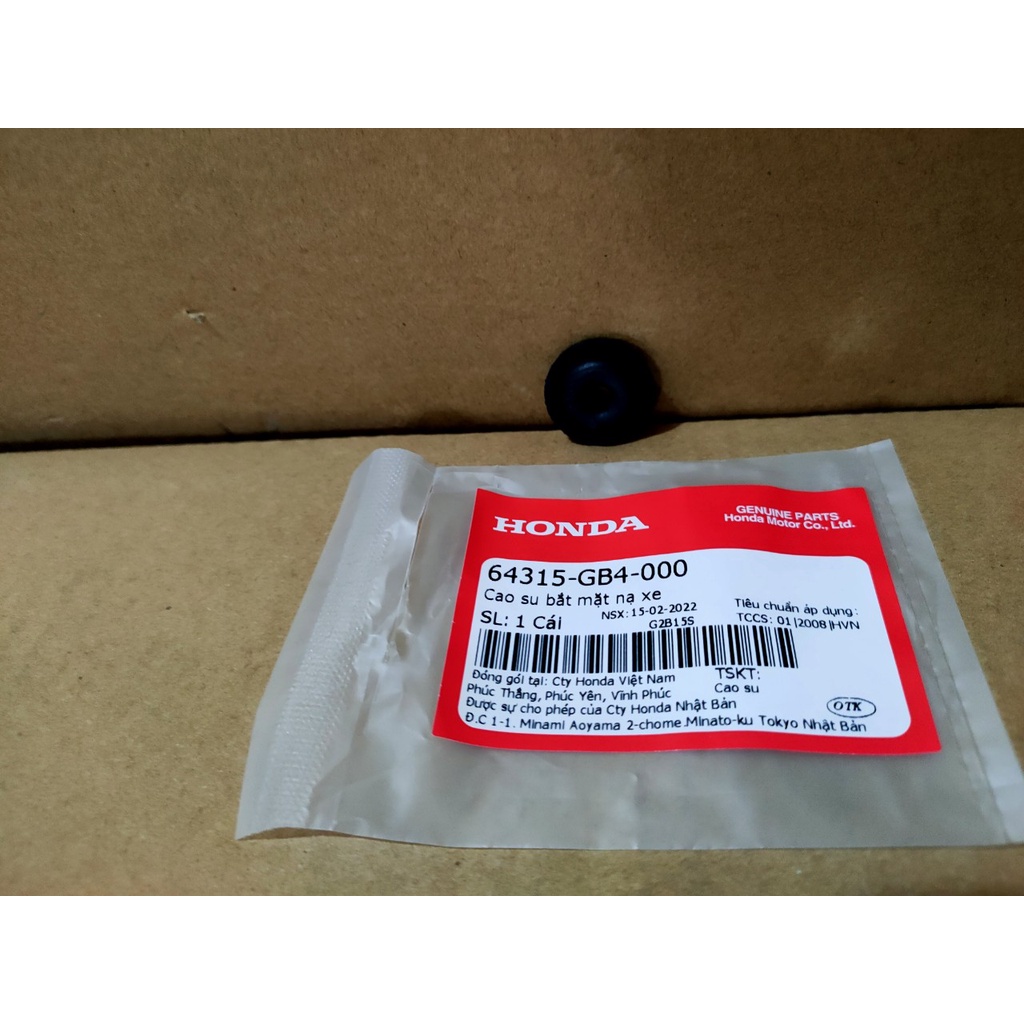 Cao su bắt mặt nạ xe HONDA. 64315GB4000