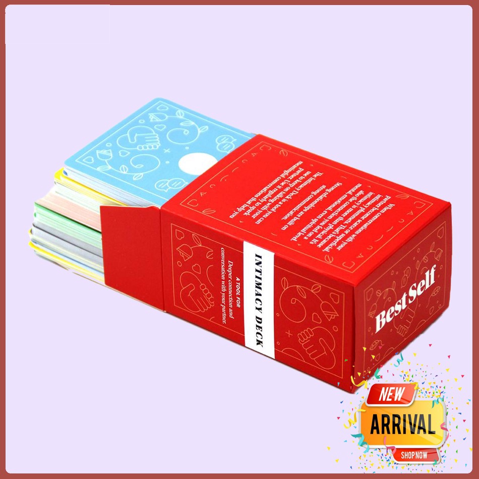 Intimacy Deck by BestSelf-Best couple card game with full English romantic gifts