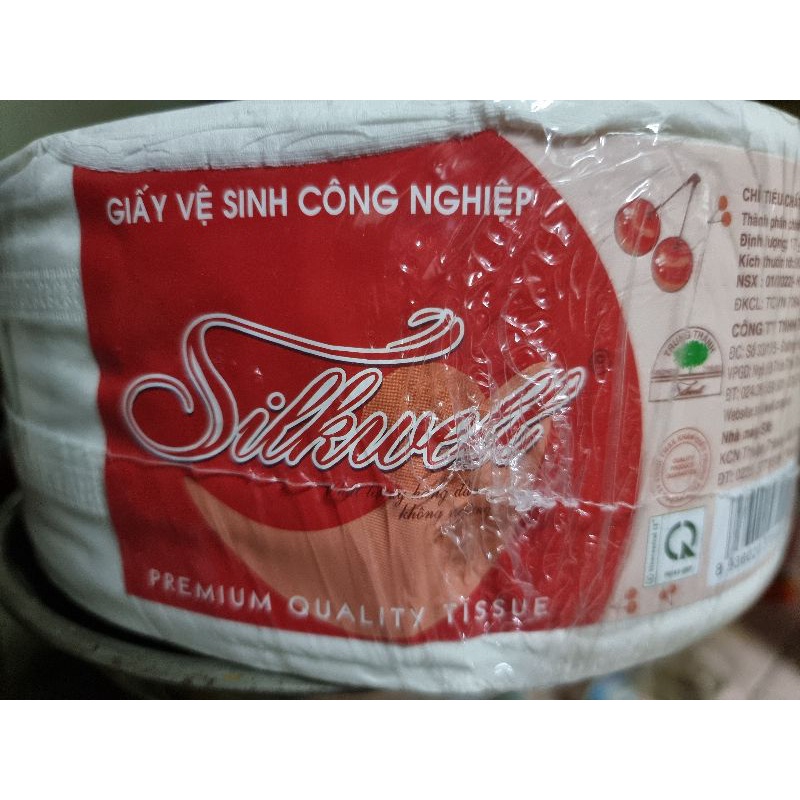 Combo 10 cuộn giấy vệ sinh Silkwell 700g