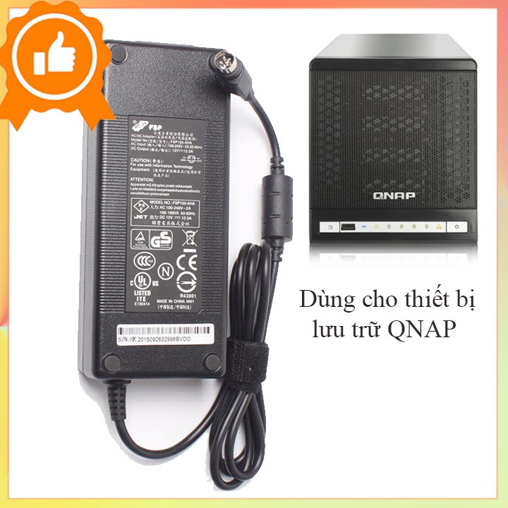 Adapter FSP cho thiết bị lưu trữ QNAP 12v hàng chính hãng bảo hành 1 năm