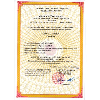 LẠC RANG HÚNG LÌU KHANG HY 500G