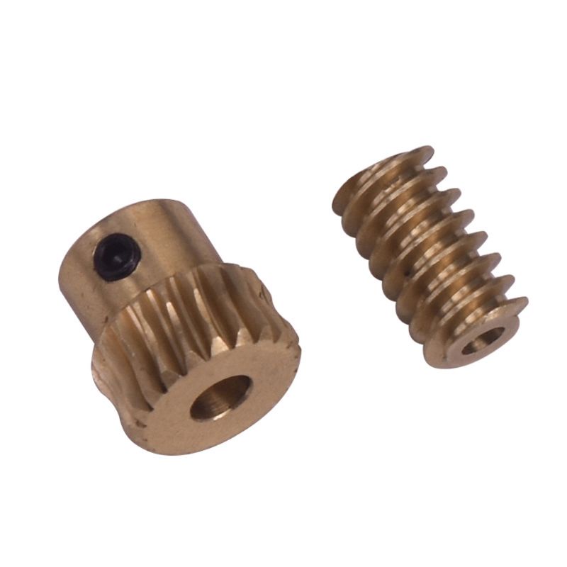 Bánh Răng Động Cơ Đầu Ra Bằng Đồng Thau 0.5 Modulus 1: 10