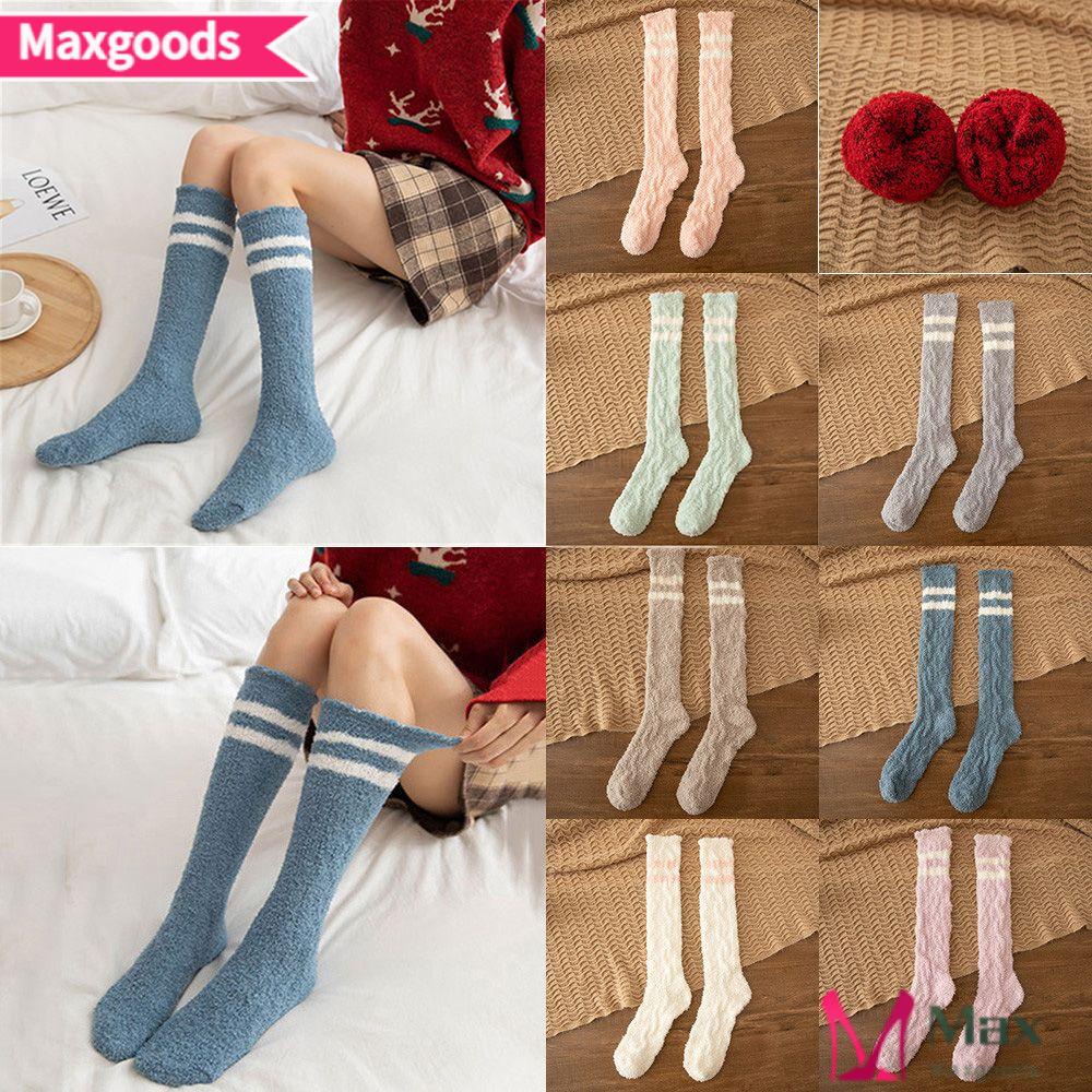 Vớ Cao Tới Bắp Chân Giữ Ấm Mùa Đông Kiểu Dáng Dễ Thương Dành Cho Nữ