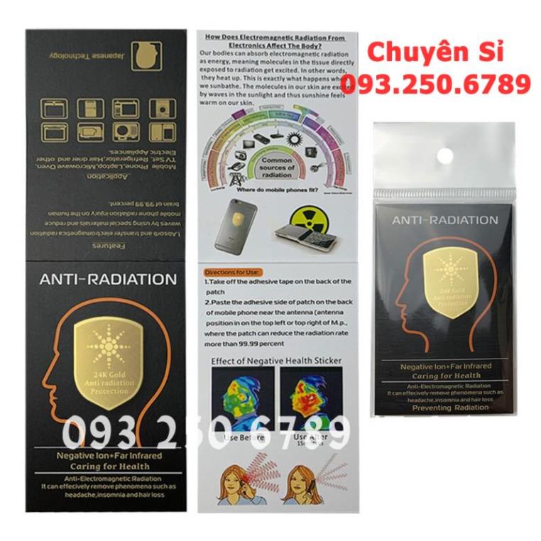 Bộ 10 Miếng Dán Chống Bức Xạ Cho Điện Thoại