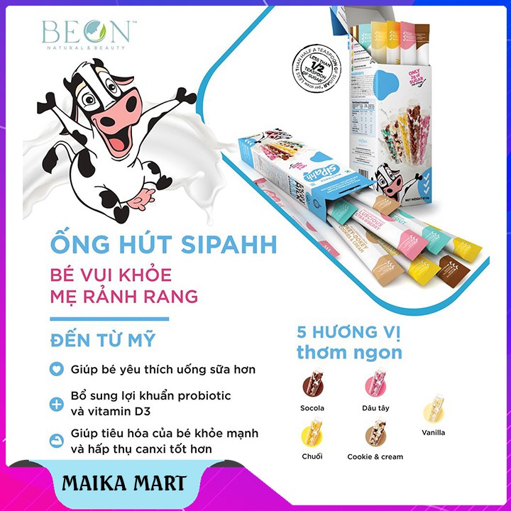 Ống hút SIPAHH bổ sung lợi khuẩn Probiotics giúp bé tăng cường hệ miễn dịch và tiêu hóa. Kích thích ngon miệng. NK India | BigBuy360 - bigbuy360.vn