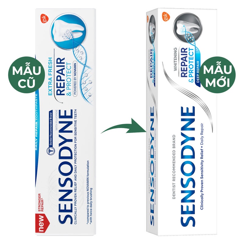 Kem Đánh Răng Sensodyne Bảo Vệ Răng Ê Buốt Sáng Răng 100g | Hasaki | Sản Phẩm Chính Hãng