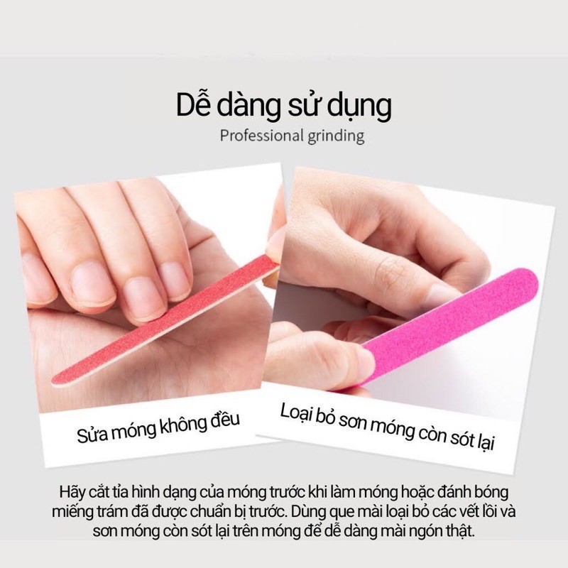 Dũa móng tay làm nail mini