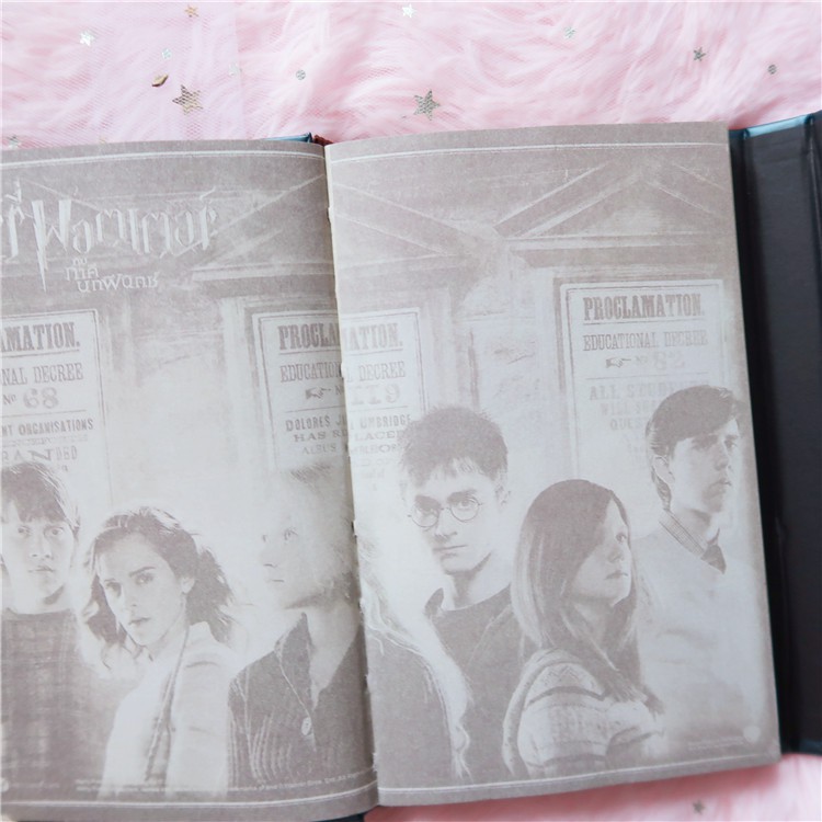 Sổ Tay Bìa Cứng In Hình Harry Potter Phong Cách Retro