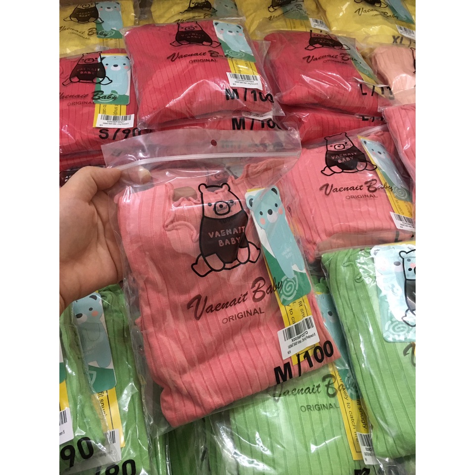 Bộ thun dài co giãn xuất Hàn cho bé gái BVB002