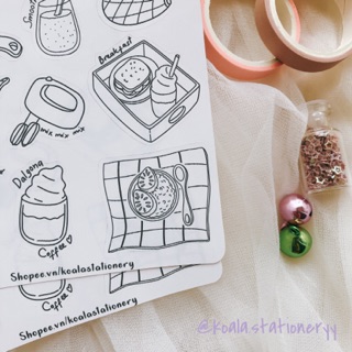 Bullet journal sticker - Cozy life 1