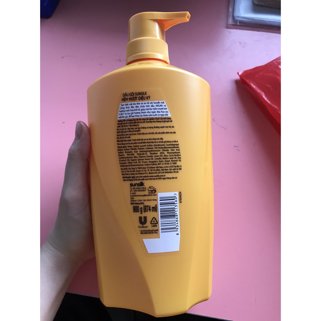 Dầu gội Sunsilk 900ml