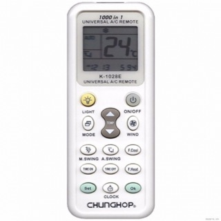 Điều khiển điều hòa đa năng Chunghop K-1028E