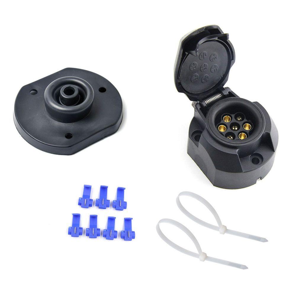 JONYE Phích Cắm Nối EU DC 12V 7 Pin Cho Xe Kéo