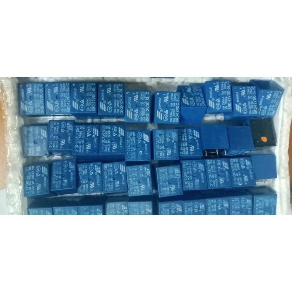 Relay (rờ le) 5 chân SongLe -  3v/ 5v/ 12v/ 24v/ 48v 10a