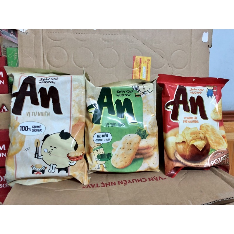 Bánh gạo orion An gói 151,2g vị tự nhiên,tảo biển