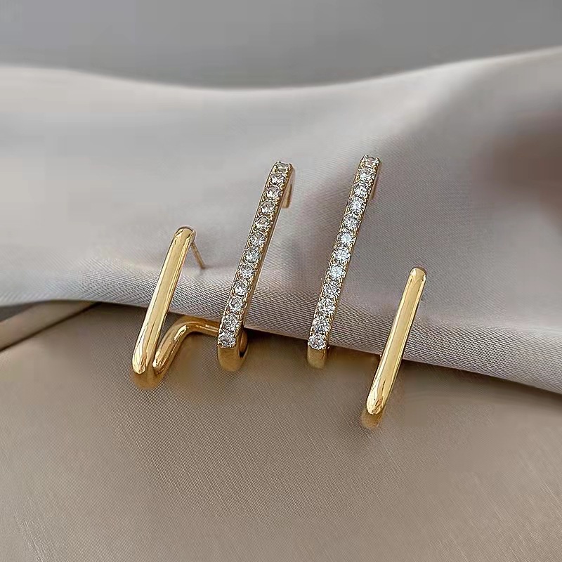 Bông tai phong cách Hong Kong thời trang 2021 cao cấp