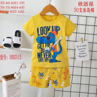 Bộ xuất hàn thun lạnh cho bé