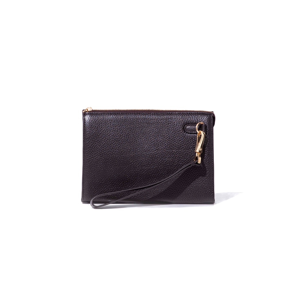 Clutch Cầm Tay Da Bò Nam Cao Cấp Có Quai Cầm Màu Đen, Nâu WT Leather PYRAMID-A5