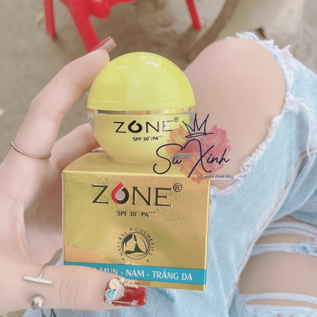 Kem Mụn Thâm Trắng Da ZONE Ngăn Ngừa Lão Hóa Xóa Nhăn 10g