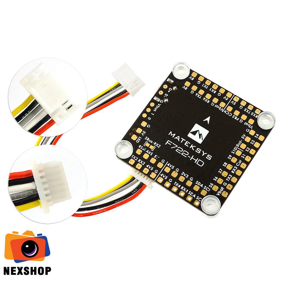 Mạch điều khiển bay Flight Controller F722-HD thương hiệu Mateksys