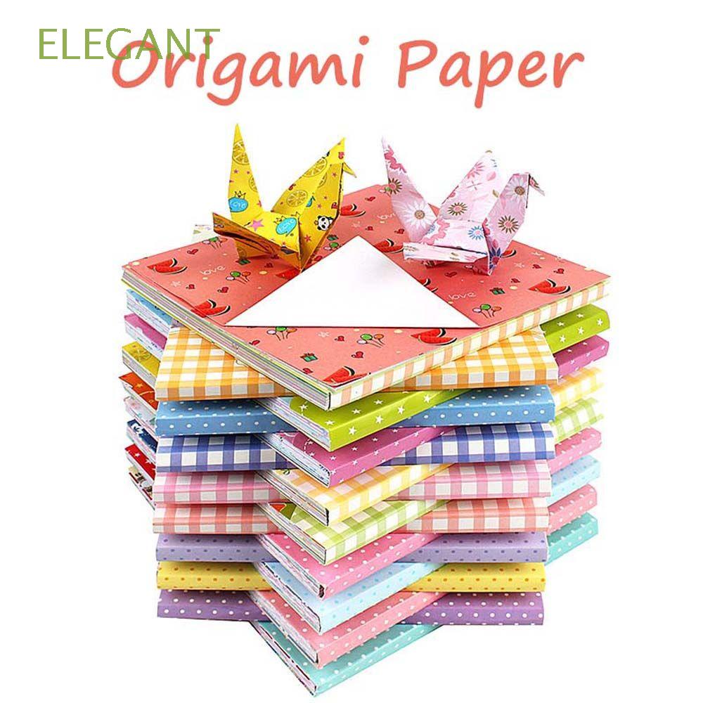 Bộ 72 Giấy Xếp Origami Nhiều Màu Họa Tiết Hoạt Hình Dễ Thương