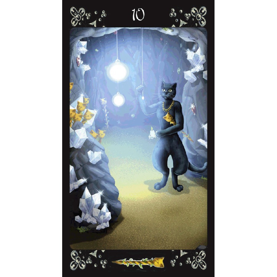 Bộ Bài Black Cats Tarot (Mystic House Tarot Shop)