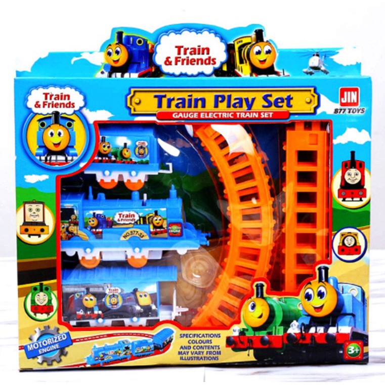 Đường ray tàu hoả thomas 3 toa mini